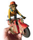 Delcampe - 1947 Vintage Tin GAMA Monkey On Motorcycle - Toy Memorabilia