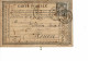FRANCE Les Premier Entier Postal  Tarif En 4 Lignes - 1876-1878 Sage (Type I)