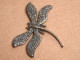 Bijoux-broche_37_Libellule-Dragonfly-Libelle - Marcassite - Broschen