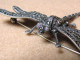 Delcampe - Bijoux-broche_43_Libellule-Dragonfly-Libelle -  Marcassite Et Argent - Brochen