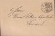 1906/7 Schweiz Geschäftskarte, Caspar Studer & Co. Zum: 80; Mi: 82 Ziffermuster,ⵙ LIESTAL - Covers & Documents