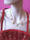 Bijoux-collier-20-ancien Collier En Os &ndash; Motifs Edelweiss - Necklaces/Chains