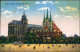 Ansichtskarte Erfurt Domplatz Belebt Mit St. Severikirche Und Dom 1938 - Erfurt