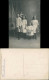 Ansichtskarte  Vier Kinder Sonntagskleidung - Atelierfoto 1916 - Abbildungen