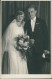 Hochzeit Echtfoto-AK Paar Braut Bräutigam Atelierphoto Aus GRAZ 1931 Privatfoto - Huwelijken