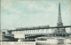 CPA Paris Passy - Passerelle Du Metropolitain Eiffelturm 1908 - Eiffeltoren