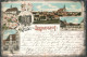 Ansichtskarte Lommatzsch Markt, Kriegerdenkmal 1897 - Lommatzsch