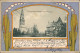 Ansichtskarte Blumenthal -Bremen Jugenstil-Rahmung - Kirche 1901 - Bremen