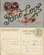Ansichtskarte  One Love - Künstlerkarte Liebe Herz 1907 Silber-Effekt - Philosophie & Pensées