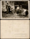 Männer Und Frauen Im Garten Zeitgeschichte - Fotokarte 1923 Privatfoto - Personnages