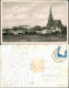 Demmin Panorama-Ansicht Blick V.d. Bürgerwiesen, DDR Postkarte 1954 - Demmin