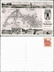 Ansichtskarte Cuxhaven MB Leuchtturm, Häuser, Stadtplan 1969 - Cuxhaven