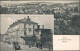 Ansichtskarte Schleiz 2 Bild: Gasthaus Hotel Kronprinz, Totale 1913 - Schleiz