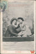 Ansichtskarte  Menschen Soziales Leben Liebespaar Fotokunst "En Bateau" 1906 - Paare