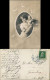 Fotokunst Fotomontage Frau (Bild/Portrait) Schwalben Umflogen 1911 - Bekende Personen