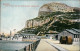 Postcard Gibraltar Rock Gun And Galleries From Landing Pier 1910 - Gibilterra