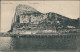 Postcard Gibraltar Panorama Blick Auf Den Felsen "The Galleries" 1910 - Gibraltar