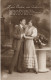 Ansichtskarte  Liebespaare Fotokunst Zwei Seelen, Ein Gedanke 1911 - Paare