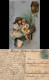 Ansichtskarte  Kinder Mädchen Vor Der Kukuksuhr 1908 Silber-Effekt - Portretten