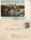 Ansichtskarte Gera Schloß Osterstein - Flußpartie 1902 - Gera
