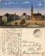 Chemnitz Panorama Stadt-Ansicht Mit Museum Theater Und Petrikirche 1917 - Chemnitz