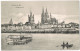 Ansichtskarte Köln Stadt, Behelfsbrücke - Fähre 1909 - Koeln