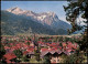 Ansichtskarte Garmisch-Partenkirchen Stadt Bergpanorama 1968 - Garmisch-Partenkirchen