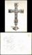 Ansichtskarte  Motiv-AK Religion/Kirche Kreuz Mit Steinen Besetzt 1960 - Other & Unclassified