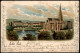 Ansichtskarte Litho AK Stuttgart Johanneskirche 1899 - Stuttgart