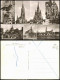 Ulm A. D. Donau Mehrbildkarte Mit Münster, Rathaus, Schwörhaus, Donaufront 1960 - Ulm