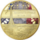 France, Médaille, La Tour Eiffel, Symbole De Paris, Copper Gilt, FDC - Sonstige & Ohne Zuordnung