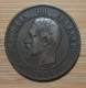 (N-0124) - Napoléon III – 10 Centimes 1856 W, Lille - 10 Centimes
