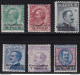 1909-11 GERUSALEMME, N° 1/5+7  20 Piastre Su 5 Lire  MNH**  Certificato Raybaud - Sonstige & Ohne Zuordnung