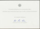 Bund: Minister Card - Ministerkarte Typ IV, Mi-Nr. 1154: " Tag Der Briefmarke 1982 "  X - Lettres & Documents