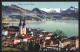 AK Luzern, Stadtansicht Und Die Alpen  - Lucerne