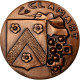 France, Médaille, Ville De Clamart, Hauts-de-Seine, 1984, Cuivre, Carrega, SPL - Autres & Non Classés