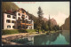 Cartolina Toblach, Toblachersee Mit Hotel  - Autres & Non Classés