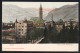 Cartolina Bozen, Blick Auf Die Pfarrkirche  - Bolzano