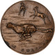 France, Médaille, Animaux, Le Guépard, 1982, Bronze, Boyer, SUP+ - Andere & Zonder Classificatie