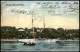 Ansichtskarte Ottensen-Hamburg Neumühlen Altona - Segelyacht 1910 - Altona