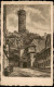 Ravensburg Künstlerkarten Motiv Der Wirtschaft Räuberhöhle, Turm 1930 - Ravensburg