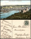 Stolzenfels-Koblenz Schloß Stolzenfels, Rhein, Oberlahnstein Panorama 1908 - Koblenz