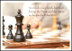 Ansichtskarte  Schach Chess - Spiel Fotokarte Figuren Schachbrett 2014 - Contemporain (à Partir De 1950)