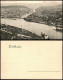 Ansichtskarte Bingen Am Rhein Panorama-Ansicht Blick Vom Niederwald Aus 1900 - Bingen