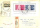 Switzerland 1948 Registered Letter To Holland With S/s, Postal History - Briefe U. Dokumente