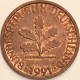 Germany Federal Republic - Pfennig 1991 A, KM# 105 (#4507) - 1 Pfennig