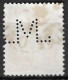 1 04	02	23	N°	283	Perforé	-	M 7	-	SOCIETE DES MINES DE LENS - Used Stamps