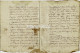 Ref 2 - RARE!, Lettre Manuscrite , Document Notarial Du Seigneur Alexandre Robert Louis Malet De Cramesnil . - Manuskripte
