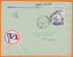 Maroc POSTE AERIENNE 2F Sur Lettre De CASABLANCA-POSTES  Le 6 II 1945 Avec " Reprise Service Postal Aérien " - Poste Aérienne