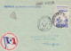Maroc POSTE AERIENNE 2F Sur Lettre De CASABLANCA-POSTES  Le 6 II 1945 Avec " Reprise Service Postal Aérien " - Airmail